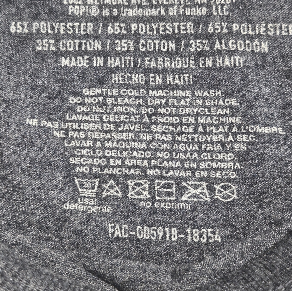 Disney Funko Pop! Tees Kingdom Hearts Graphic T-Shirt Size Sm Cartoon‎ Anime - Picture 11 of 12